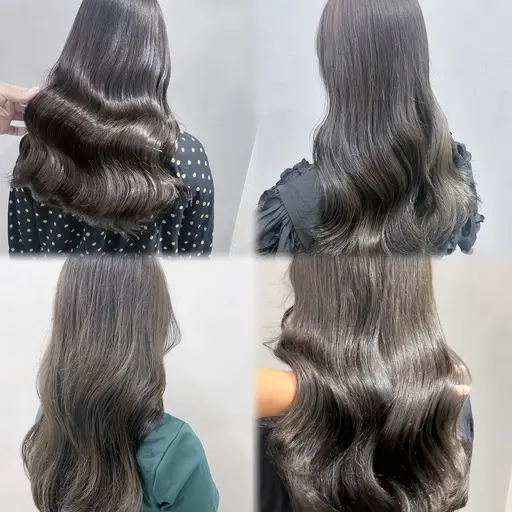 ✨【ブリーチ無しWカラー】✨圧倒的透明感の艶カラー🍃 髪質に合わせた薬剤選定！ブルベでもイエベでも似合わせ可能💗