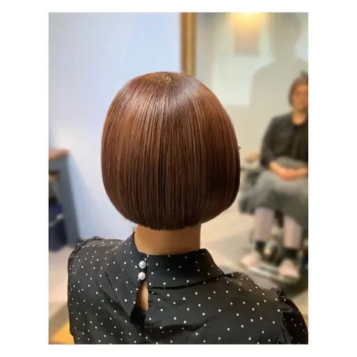 hair color + treatment（しっとり艶仕上げシステムTR）
