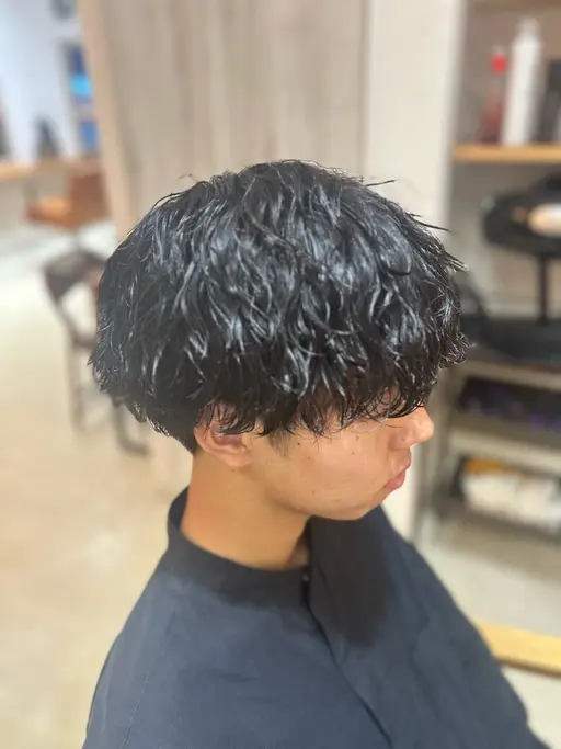 【メンズ限定 モデル】カット＋波巻きパーマ