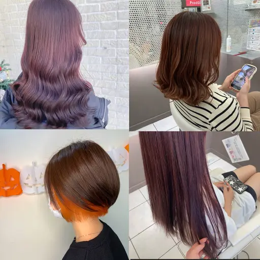 【新規人気NO.1😊💖】カット✂️＋カラー✨+マイクロバブルシャンプー🫧　ブロー込み🌱