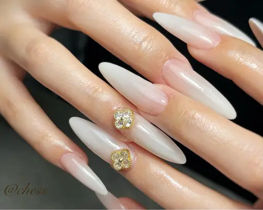 【オフ無し】ハンド💅クリアスカルプ+ワンカラー、グラデーション