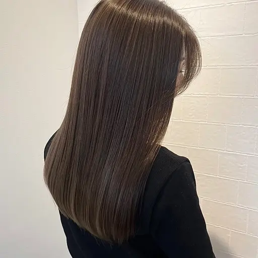 【⭐️人気No.1⭐️】カット+透明感カラー+髪質改善カシミヤトリートメント