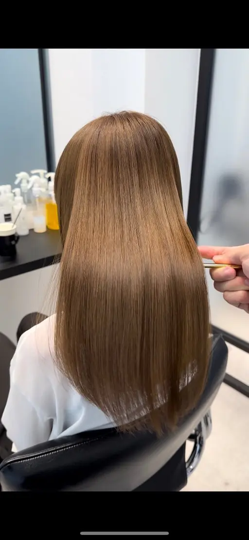 髪質改善透明感カラー✨【メンテナンスカット+髪質改善カラー&トリートメント】