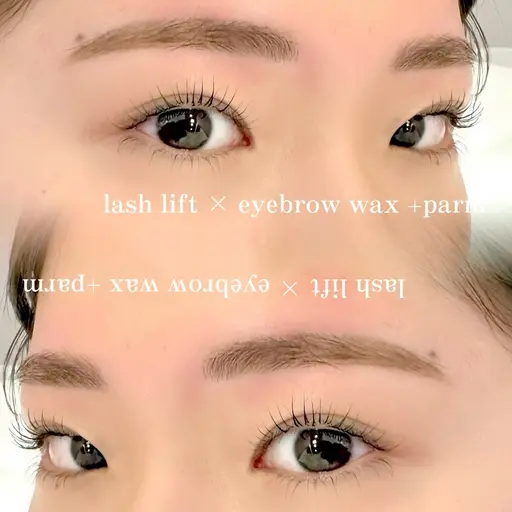 🤍上まつ毛パーマ＋眉毛パーマwax込み🤍