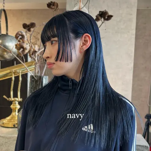 〖🫧美白カラー🫧‪〗🥣⟡.·暗め寒色カラー🌐🤍➕選べるトリートメント🧴🫧