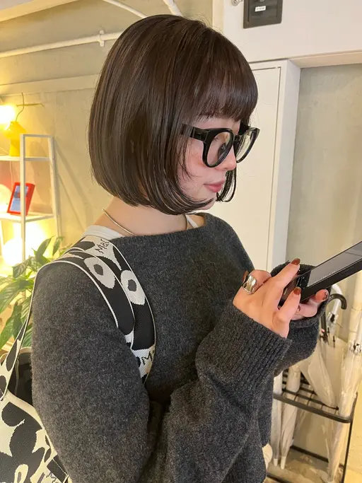 【ブリーチなしでも透明感◎】ブリーチなしダブルカラー＋トリートメント付き✨