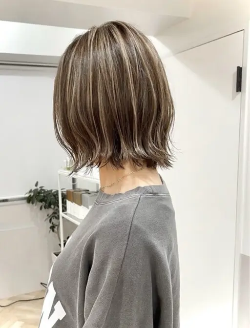 🍯ハイライト×ボブカット×艶トリートメント🍯