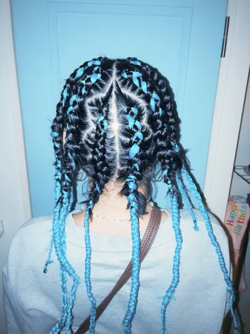 エクステ (コーンロウor ブレイズ)