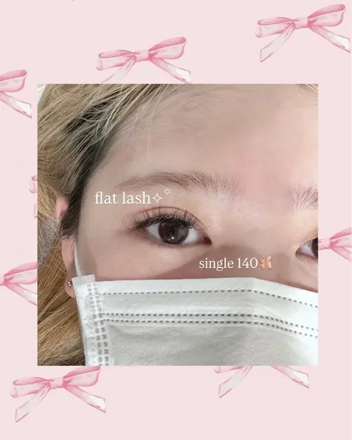 🎀ジュニアアイリストモデル🎀LED付け放題‼︎シングルラッシュorフラットラッシュ『オフなし』