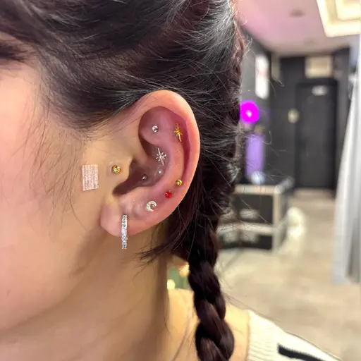 耳ツボジュエリー💎6粒