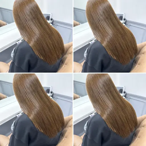 《期間限定》🌸ワンカラー+超音波アイロントリートメント【髪質改善・ツヤカラー・艶髪・髪質改善カラー・ロング料金無し】