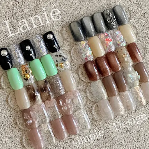 🌈　hand シンプル定額 🏝️ 【ケア込み】カラー変更可能❣️