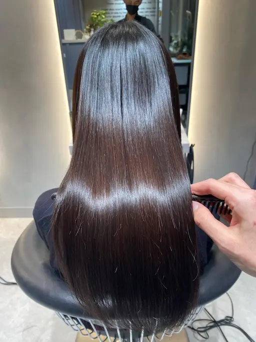 🎈透明感カラー＆ スチーム1ステップトリートメント&前髪カットサービス！
