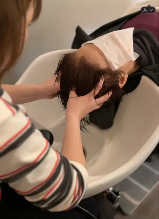 前髪カット×ヘッドスパ(シャンプー、ブロー込)