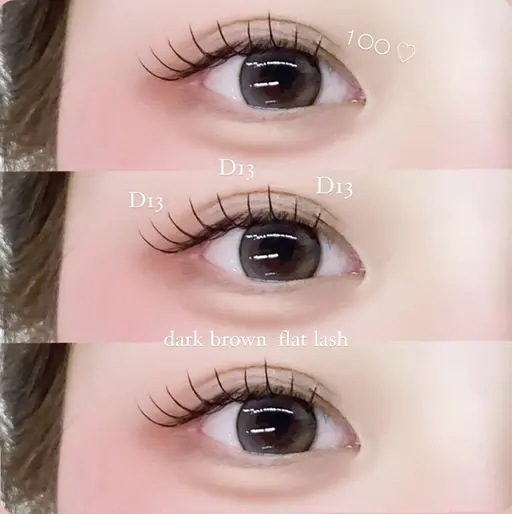 🩷フラットラッシュ100~120本🩷  オフなし   8~14mm  J.C.Dカール✨口コミ限定価格✨
