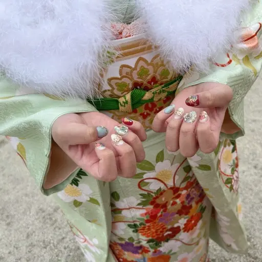【成人式】ジェルネイル|時間内アートし放題💅フルアート10本/特別価格