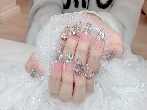 ✨おすすめメニュー✨チップ長さ出し10本ワンカラー＋パーツつけ放題✨埋め尽くし2本まで❣️