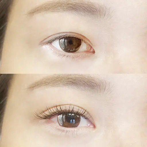 エクステ上下🩵マツエク上100本、下20本※オフある方はご連絡下さい。雰囲気に合わせてデザインいたします🤍