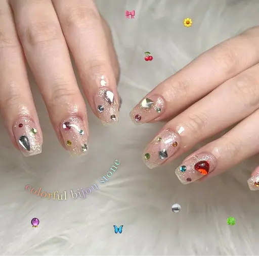 ♥️当日価格♥️大人気デザイン✨宝石ネイル