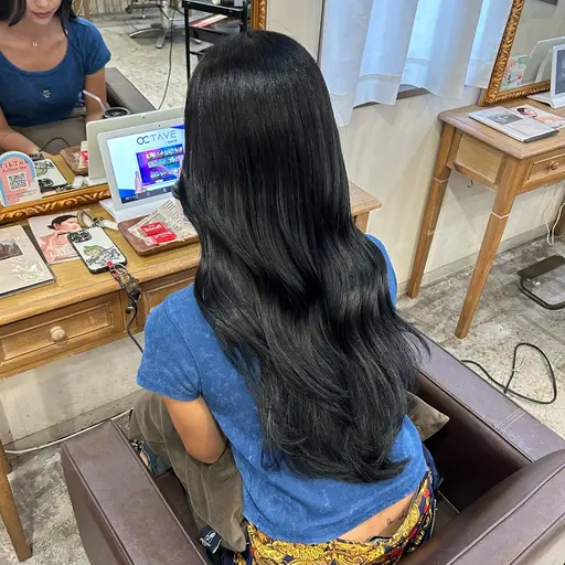 ワンカラー+CHAINONオリジナルトリートメント🪽