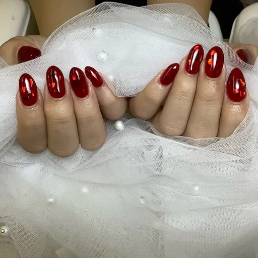 冬ネイル⛄️✨ホロ埋め尽くし💅オフあり