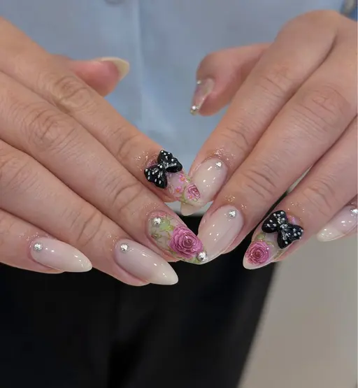 【☘️画像持込】デザインネイル🧚‍♀️🩷