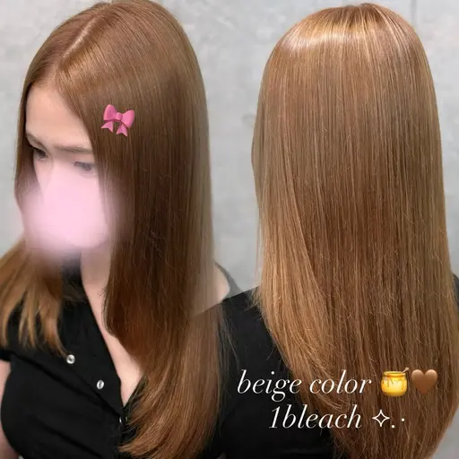 1stepトリートメント付き🎀🫧ダブルカラー(ブリーチ＋ワンカラー)モデル様募集してます🤲🏻