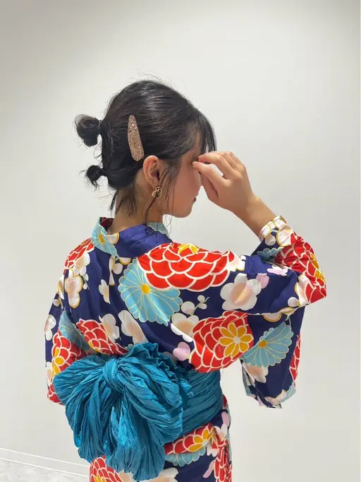 🎆 夏祭り・花火大会に行く方へオススメ🐬🔅 浴衣着付け ➕ ヘアアレンジ 🏖🍉