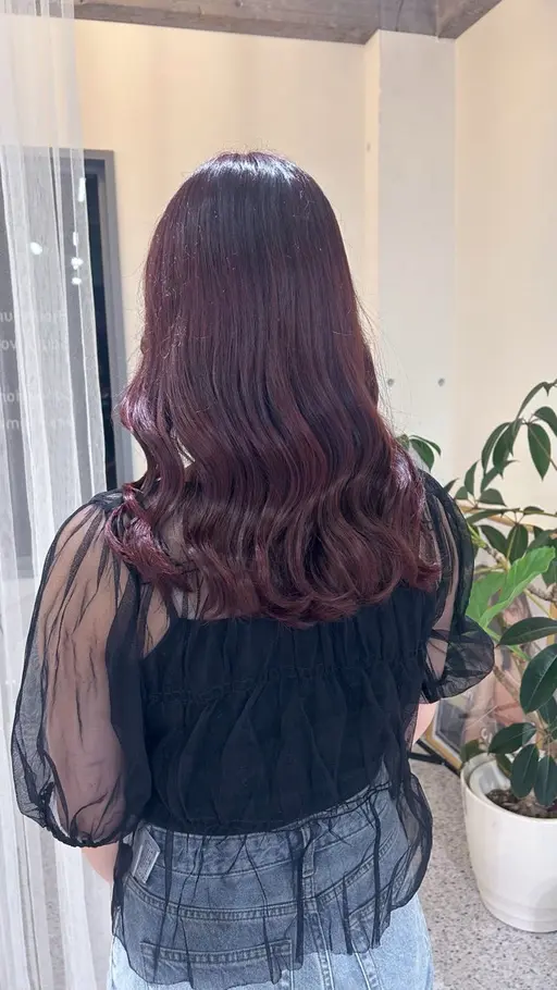 【U24限定】暖色ワンカラー🍇🍒＋2種トリートメント🫧