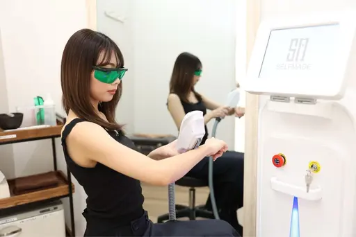 10分間お好きな部位を脱毛し放題！ペアでのご利用不可。