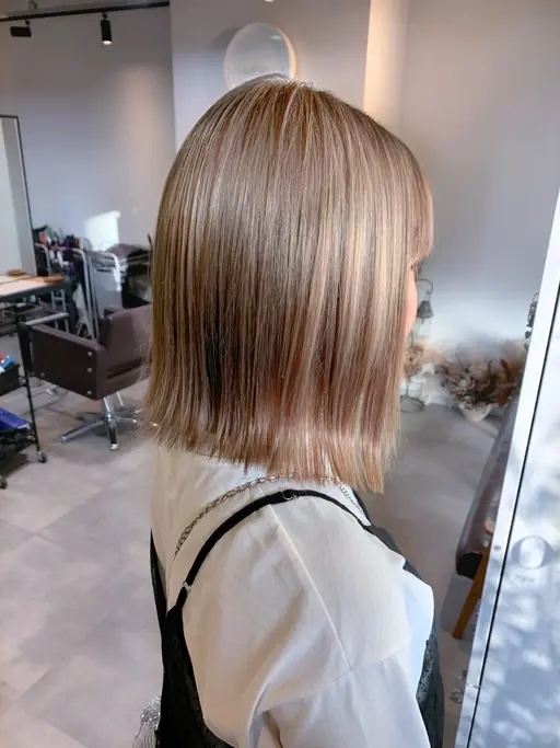 ダメージレスブリーチ✨透明感ダブルカラー⭐️