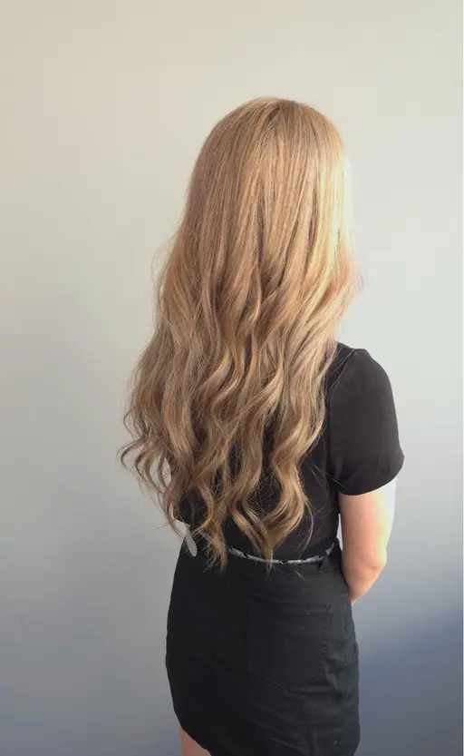 【18時以降限定】艶カラー+シールエクステ60本