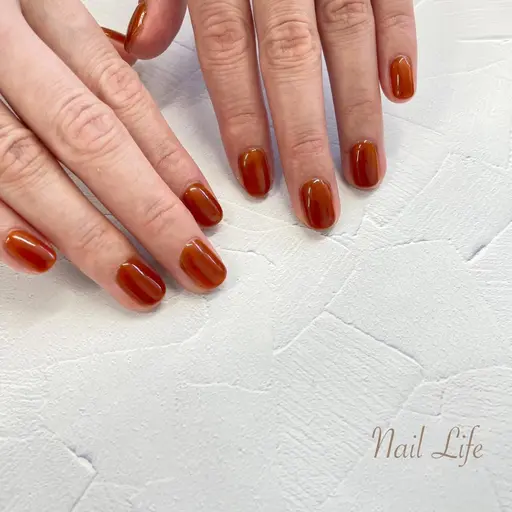 ちゅるんとワンカラーnail