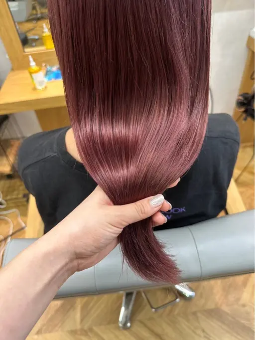 《💫持ち1ヶ月💫サラツヤ仕上がり💎》　✨One color &髪質改善treatment &炭酸泉marrb✨🫧