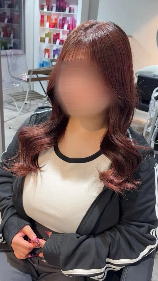 U26〖顔周りカットで横顔美人に✨〗前髪カット＋コテ巻き仕上げ🎀ロングの方限定