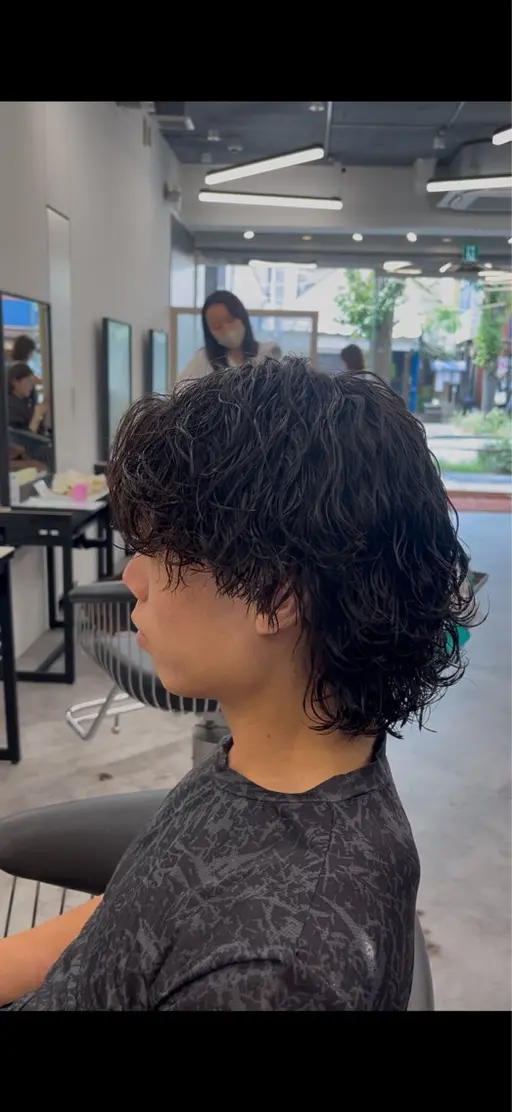 【⚜️メンズ限定⚜️】カット＋波巻きパーマ＋保湿トリートメント