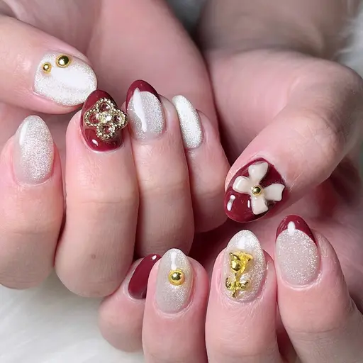 【10月限定クーポン🧸】有料パーツ付き👑おまかせネイル