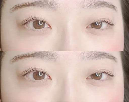 【🎀11月限定まつ毛パーマ🎀】根元から丸みのあるカール感でナチュラルパーマ🩵