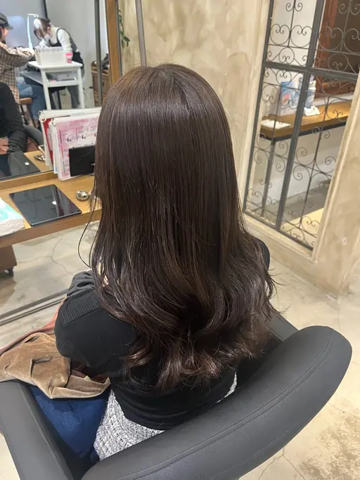 💖人気No.2💖透明感カラー＋4step Aujua treatment🩰🎀(スパシャンプー付き🛁🫧‪)