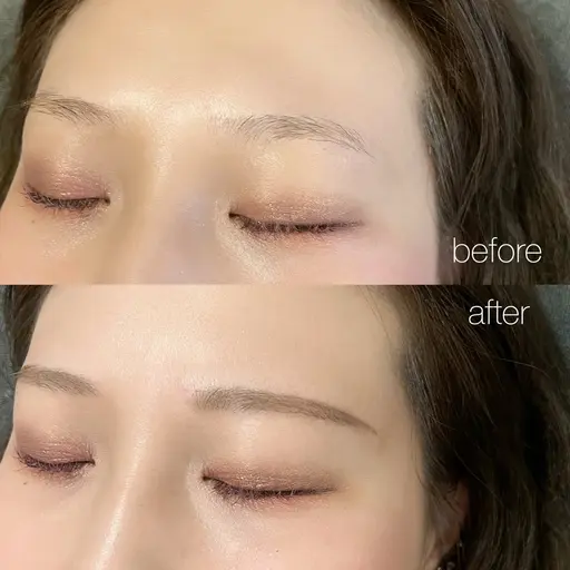 アイブロウwax（美眉スタイリング）+メイク仕上げ◎