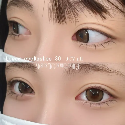 オフなし✴︎下まつ毛エクステ⚠️練習モデル募集👁️🩶【両目​〜​40本まで】✴︎