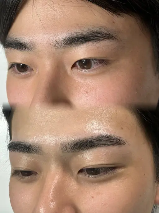 眉毛WAXスタイリング