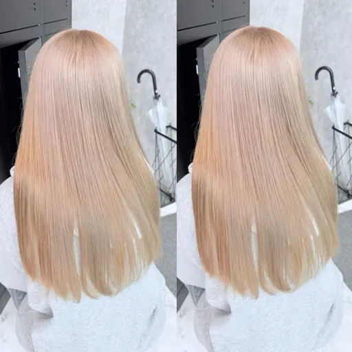 💜ダブルカラー(ブリーチ1回+オンカラー)💜(前処理・中間処理)付き🎀