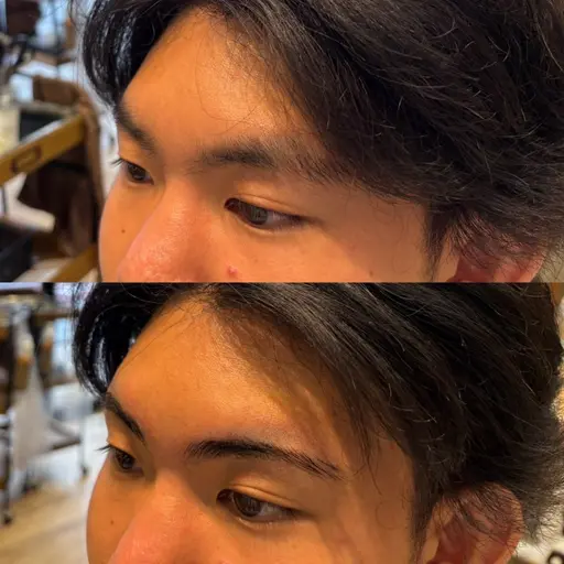 (毛流れを整えるだけで印象が変わる！）眉毛パーマ＆ワックス脱毛😎