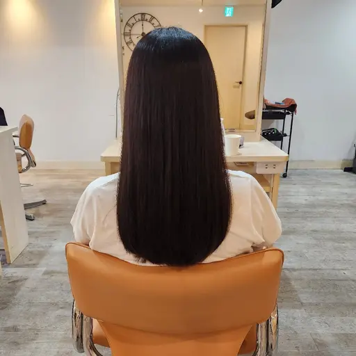 カット+酸性ストレート+1STEPトリートメント( ・∀・)ﾉ