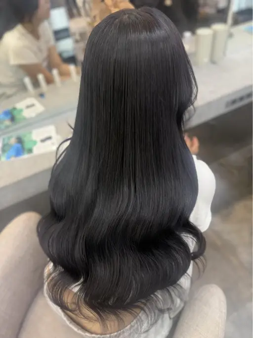 【ブラック系】艶カラー+1step Tr🖤