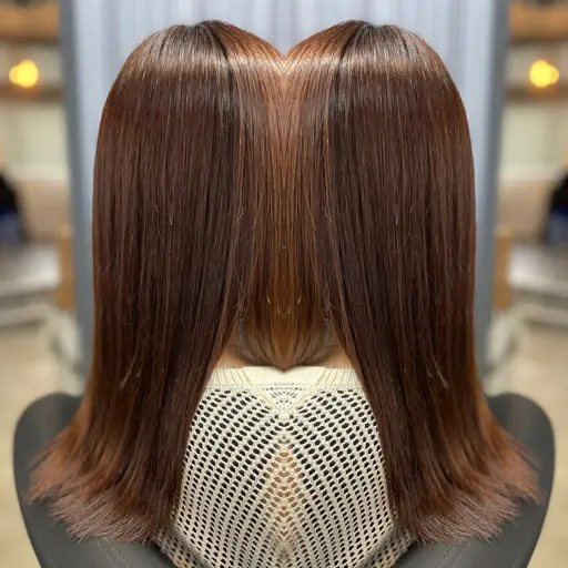 カット&カラー&酸性ストレート