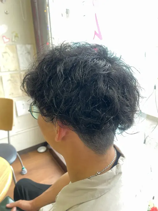 メンズカット＋パーマ
