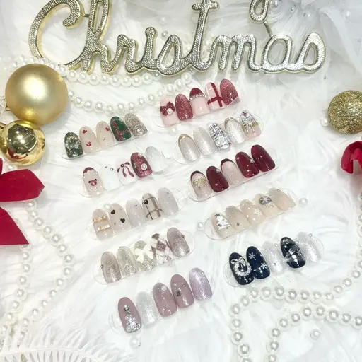 【HAND】オフなし🎄期間限定🎄クリスマスネイル🎅🏻🎀