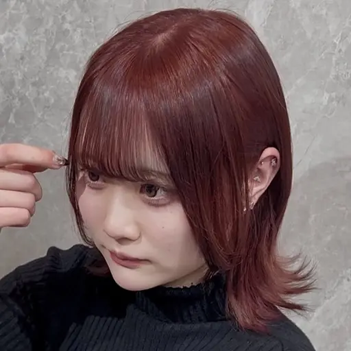 秋冬トレンド大人かわいい艶髪カラー🍁❄️